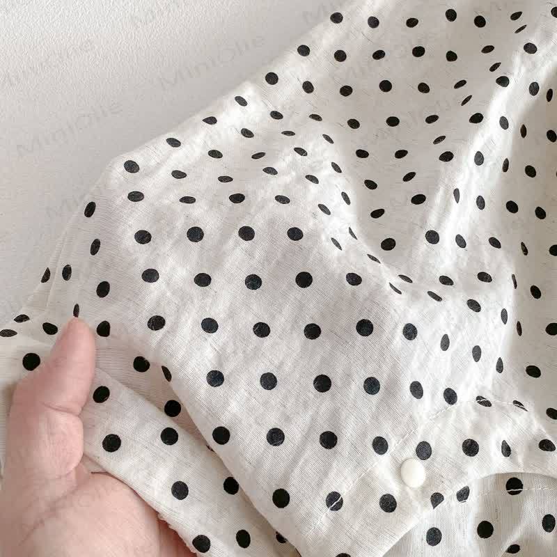 ベビー 幼児 女の子 ドット柄 オーバーオール/無地 トップス - image 10