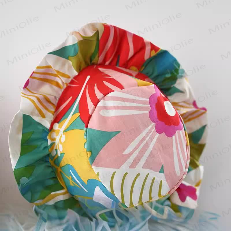 ベビー幼児用スプライシングフラワーリボンDress  - image 5