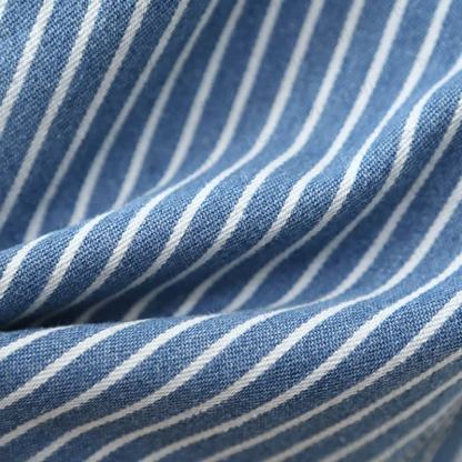 ベビー幼児用ブルーホワイトストライプジーンズオーバーオール - image 12