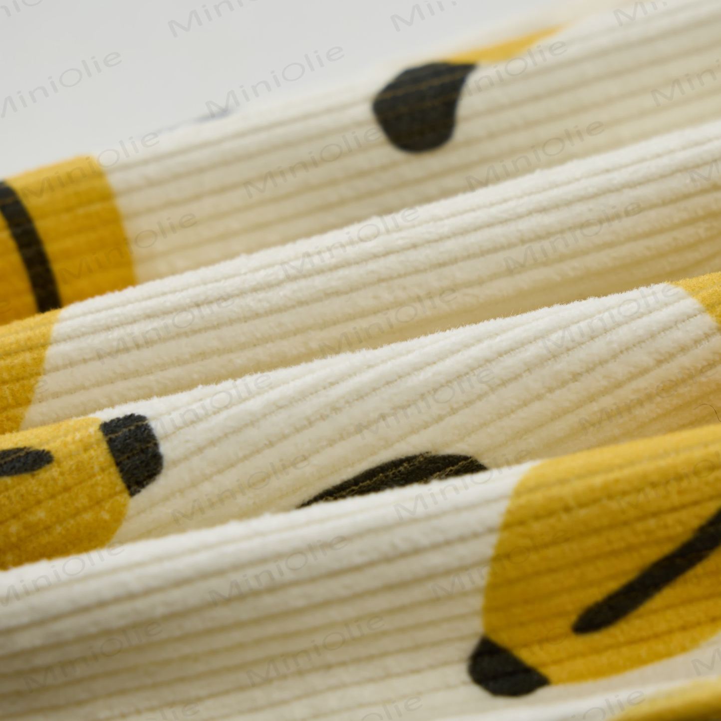 ベビー幼児用バナナ柄水玉コーデュロイパンツ - image 6