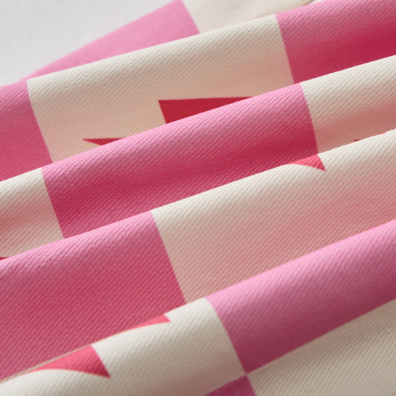 ベビー幼児用ピンクチェッカーボードライトニングオーバーオール - image 7