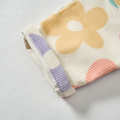 ベビー幼児用カラフルフラワーパンツ - image 3