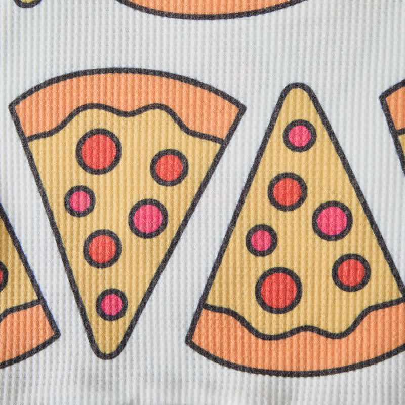 ベビー幼児用ピザワッフル2ピースベージュセット - image 6