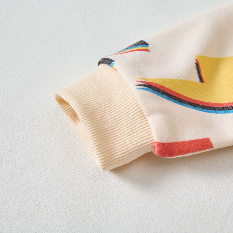 ベビー幼児用カラーライトニングワッフル2ピースベージュセット - image 3