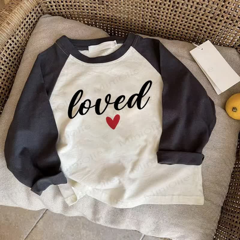 LOVEDベビーダークグレーラグラントップ - ドラック・グレイ - 2～3歳 - image 1