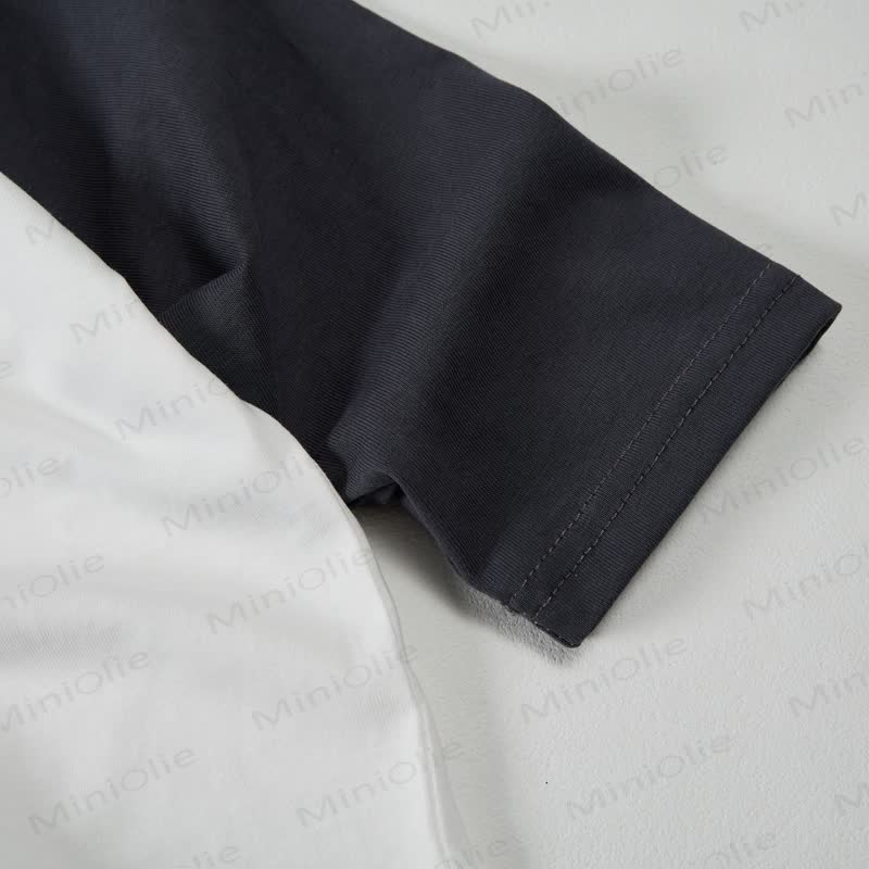 LOVEDベビーダークグレーラグラントップ - image 3