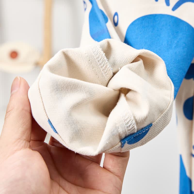 ベビー幼児用ホワイトオーシャンアニマル織りオーバーオール - image 6