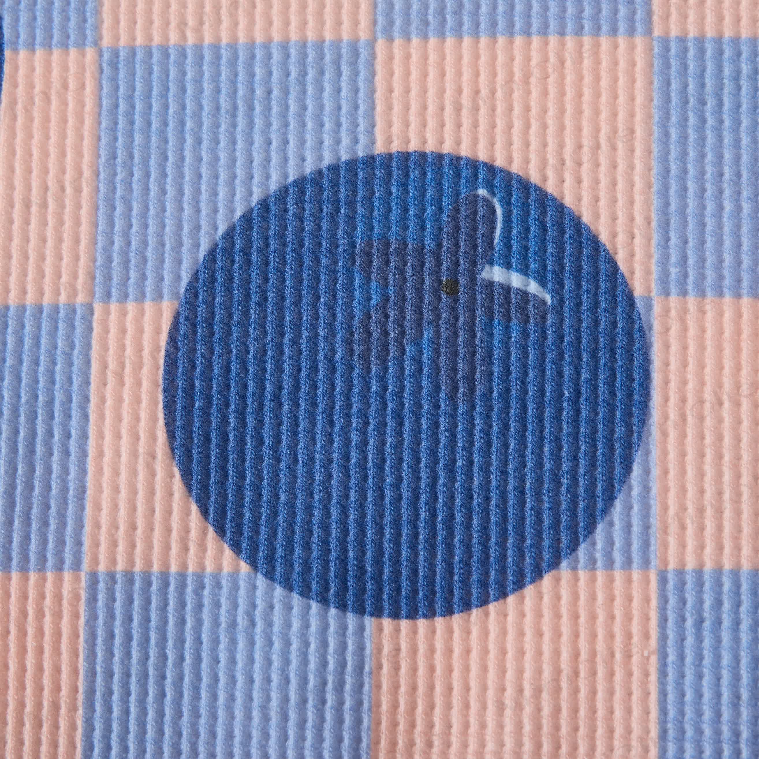 ベビーワッフル チェッカーボード ブルーベリー スウェットシャツ 2点セット - image 5