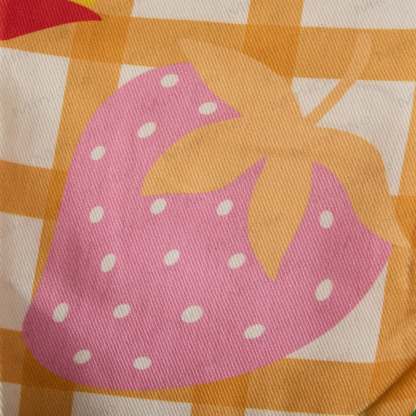 ベビー幼児用チェック柄カラフルストロベリーオーバーオール - image 4