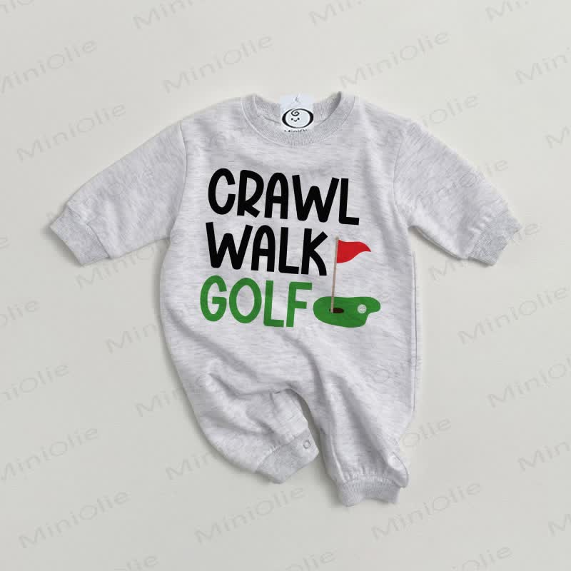 CRAWL WALK GOLF用グレーロンパース - グレー - 2～3歳 - image 1