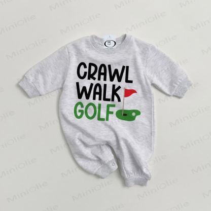 CRAWL WALK GOLF用グレーロンパース - グレー - 2～3歳 - image 1