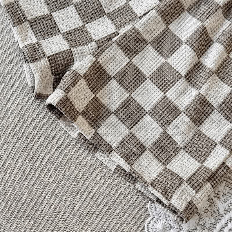 ベビーチェックワッフルTシャツ＆ショーツ2点セット - image 10