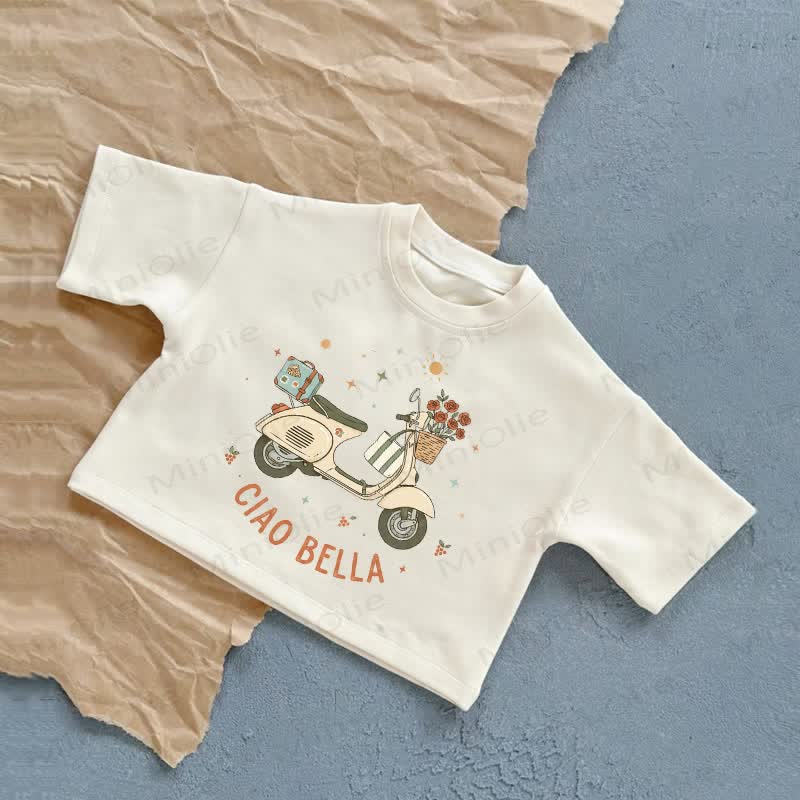 CIAO BELLAベビー サマー カジュアル Tシャツ - 白 - 2～3歳 - image 1