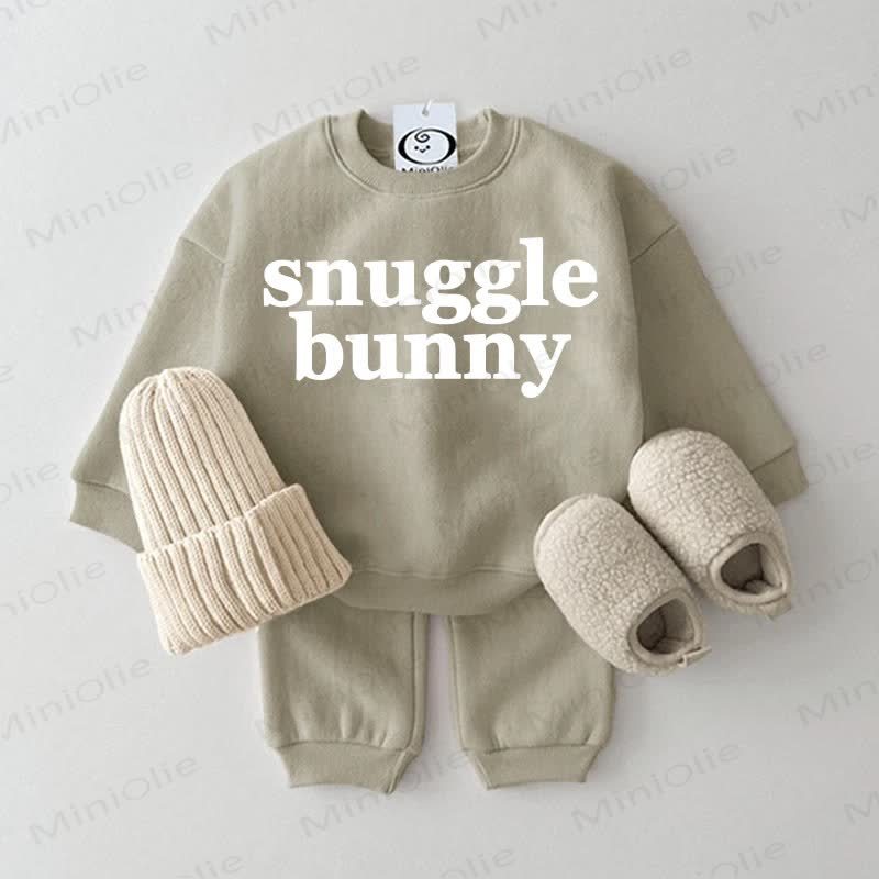 SNUGGLE BUNNYベビー 2ピース グレーグリーンセット - グレーグリーン - 2～3歳 - image 1