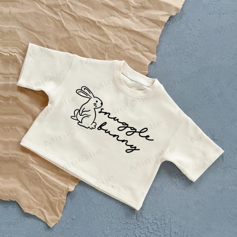 SNUGGLE BUNNYベビー サマー カジュアル Tシャツ - 白 - 2～3歳 - image 1