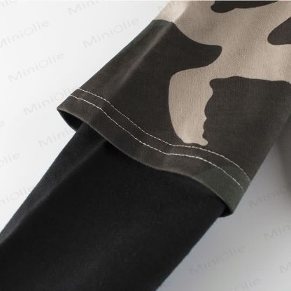 幼児用迷彩柄フェイクスウェットシャツ 2枚セット - image 5