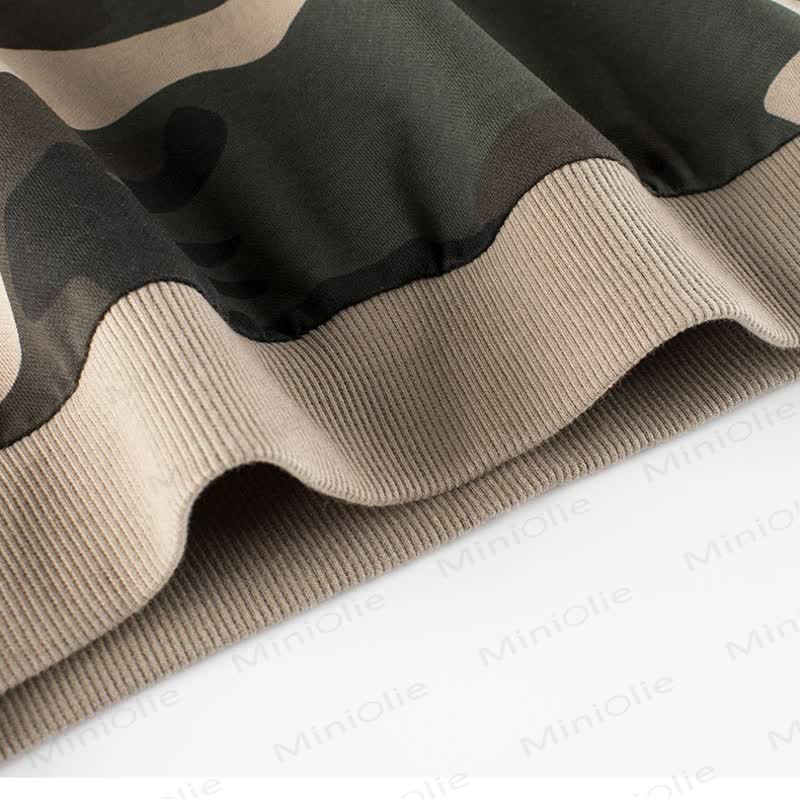 幼児用迷彩柄フェイクスウェットシャツ 2枚セット - image 6