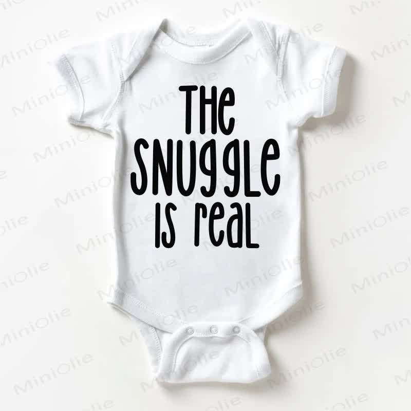 THE SNUGGLE IS REALベビーホワイトボディスーツ - 白 - 18～24ヶ月 - image 1