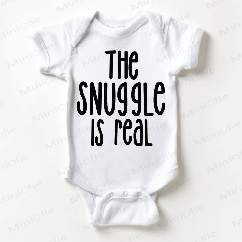 THE SNUGGLE IS REALベビーホワイトボディスーツ - 白 - 18～24ヶ月 - image 1