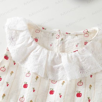 幼児用花柄タンクトップとロングパンツの2ピースセット - image 3