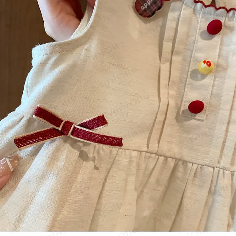 ベビー幼児用漫画リボンノースリーブDress - image 4