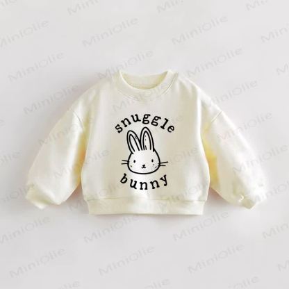 SNUGGLE BUNNY幼児用 ベージュ スウェットシャツ - クリーム - 3～5歳 - image 1