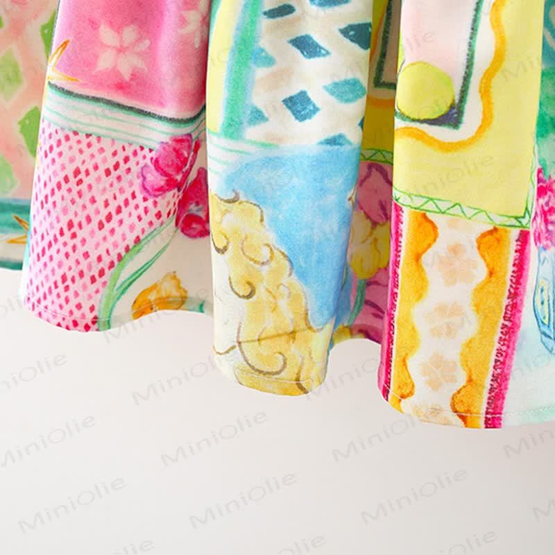 幼児用カラフルフラワーレースDress - image 8