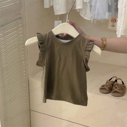 幼児用女の子用フリルタンクトップとDressセット - image 3