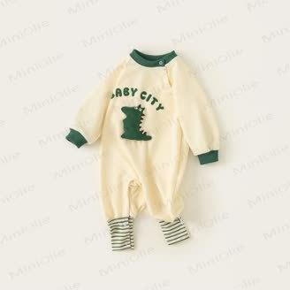 BABY CITYベビー恐竜ロンパース - image 2