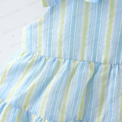 帽子付きベビー幼児用ストライプDress - image 6