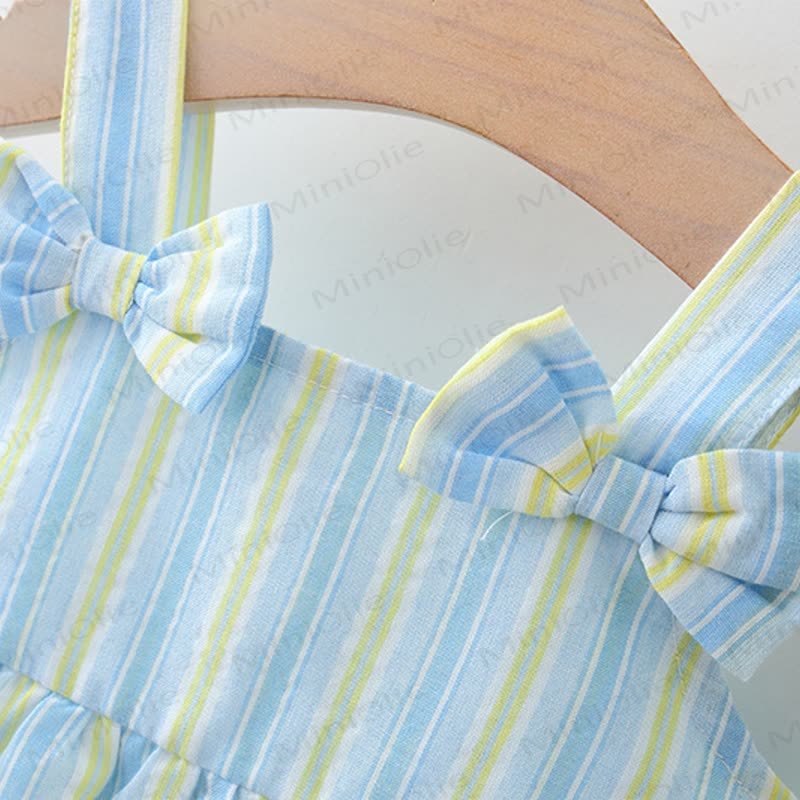 帽子付きベビー幼児用ストライプDress - image 5