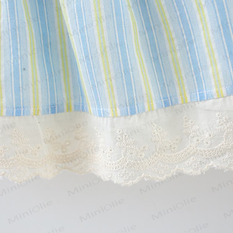 帽子付きベビー幼児用ストライプDress - image 7