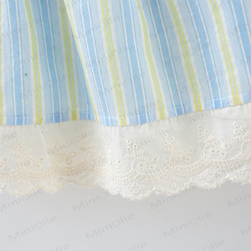 帽子付きベビー幼児用ストライプDress - image 7