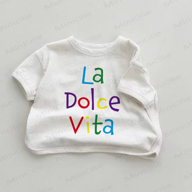LA DOLCE VITAベビーホワイトTシャツ - 白 - 18～24ヶ月 - image 1