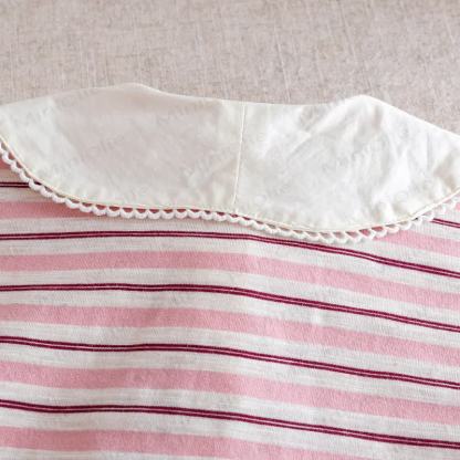 ベビー幼児女の子用ピンクストライプTシャツ - image 7