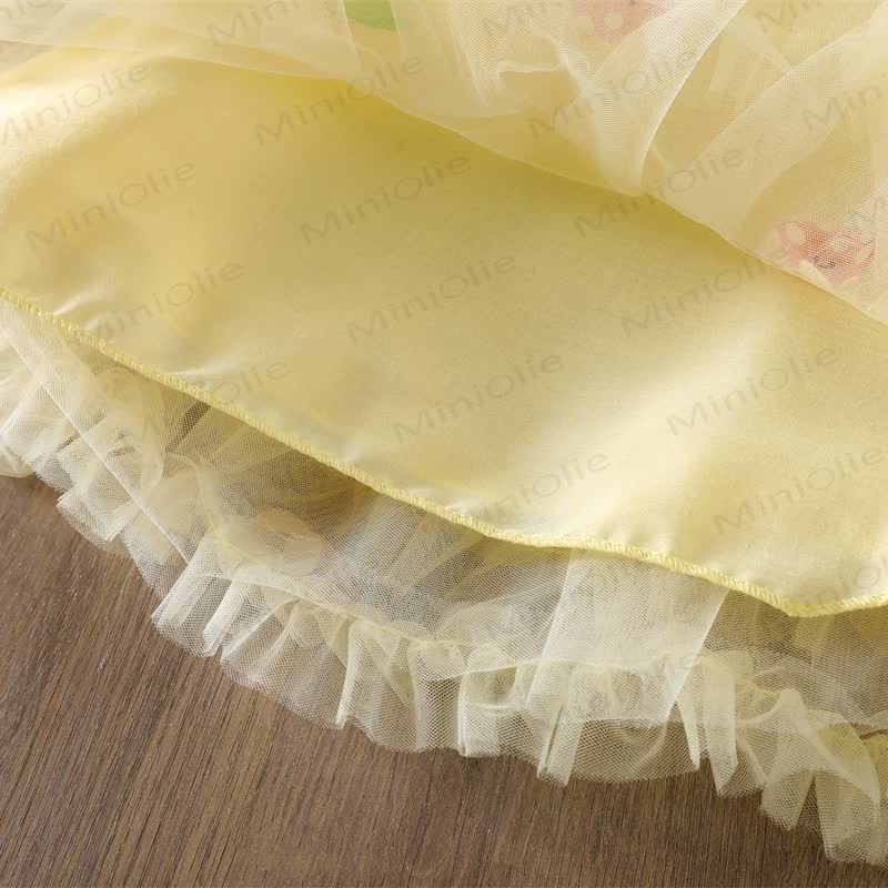 幼児用女の子用マッシュルームメッシュDress - image 6