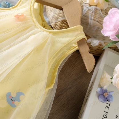 幼児用女の子用マッシュルームメッシュDress - image 3