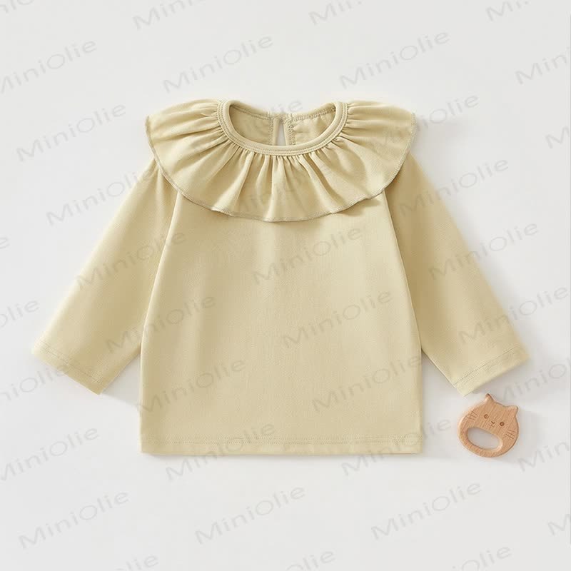 ベビーラッフルカラーTシャツ - 緑 - 2～3歳 - image 2