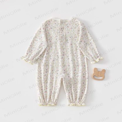 ベビーストロベリーフラワーロンパース - image 2