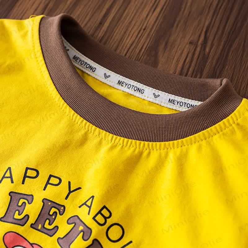 幼児用ダックTシャツとオーバーオールセット - image 4