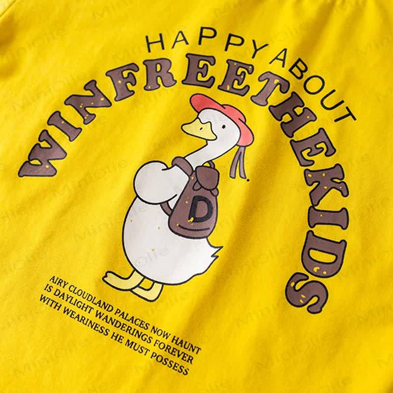 幼児用ダックTシャツとオーバーオールセット - image 5