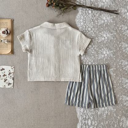 ベビーフィッシュシャツ＆ショーツ2点セット - image 4