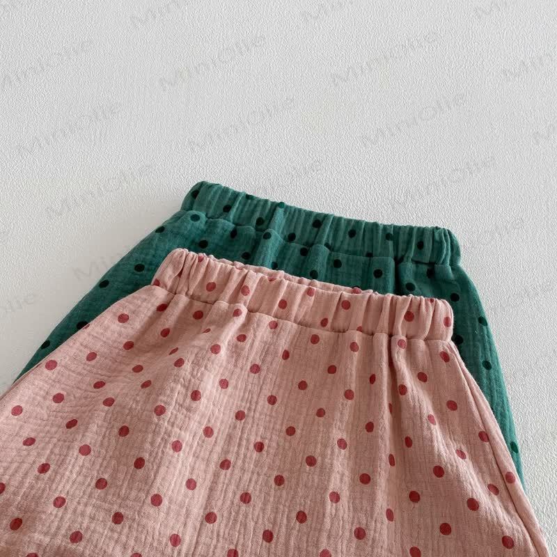 幼児用水玉模様のタンクトップとパンツのセット - image 8