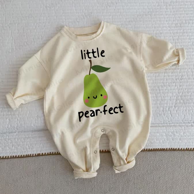 LITTLE PEARFECTベビー幼児用ベージュロンパース - ベージュ - 2～3歳 - image 1