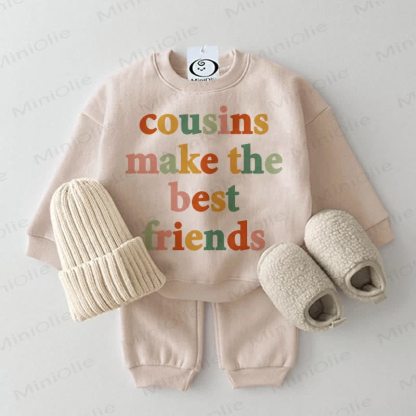 COUSINS MAKE THE BEST FRIENDS！ベビーベージュ2点セット - ベージュ - 2～3歳 - image 1