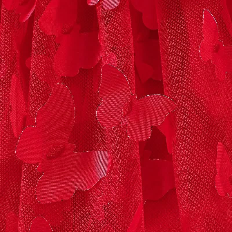 ベビーバタフライレッドDress - image 5