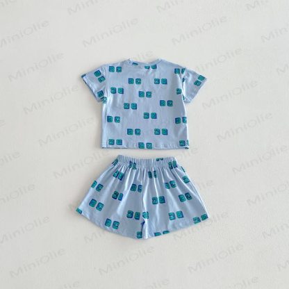 幼児用アルファベットTシャツとショーツセット - image 16