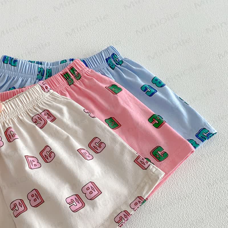 幼児用アルファベットTシャツとショーツセット - image 18