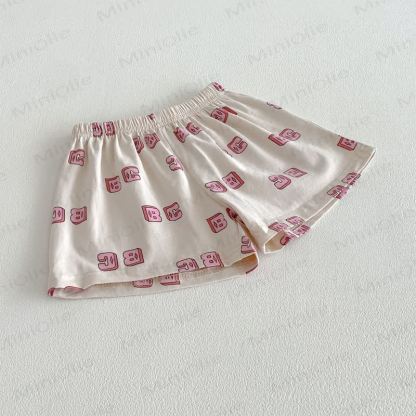 幼児用アルファベットTシャツとショーツセット - image 6