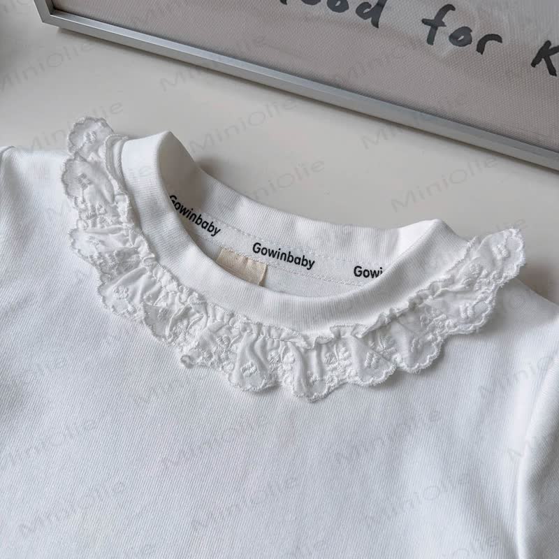 幼児用ホワイトTシャツとベアストラップDress - image 6